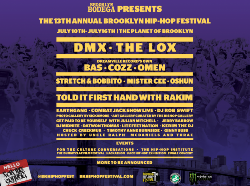 D8B02721-A342-46EB-997C-28F97E3FC069-500x371 DMX & The Lox to Headline The 13th Annual Brooklyn Hip Hop Festival  