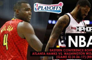 NBA Eastern Conference Round 1: Atlanta Hawks vs. Washington Wizards (Game 5) (4-26-17) (Recap)