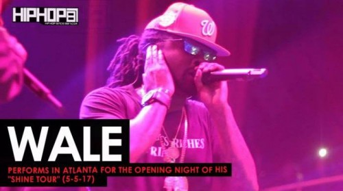 Wale-perform-500x279 Wale Performs in Atlanta for the Opening Night of his "Shine Tour" (5-5-17) (Video)  