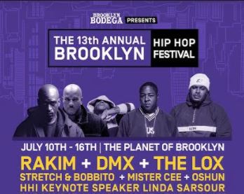 BKHH Rakim Added To Brooklyn Hip Hop Festival Finale Concert!  
