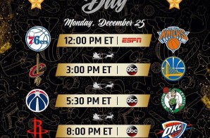 Tis The Season: The NBA Has Released The 2017 Christmas Day Schedule