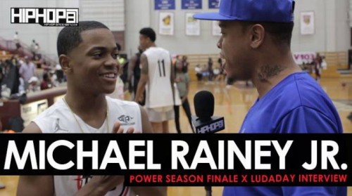 July-2017-131a-500x279 Michael Rainey Jr Gets a Few Buckets, Talks His Character Tariq St. Patrick, His Music Career, Power Season 4 & the Season Finale with HHS1987 (Video)  