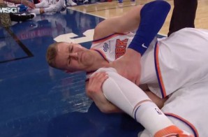 Another All-Star Injury: Knicks Star Kristaps Porzingis Suffers a Knee Injury; Carried To The Locker Room