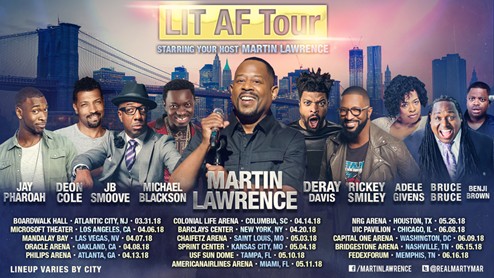 unnamed-11 Comedy Is Coming To The Highlight Factory: Martin Lawrence to Host 'Lit AF Tour' at Philips Arena (Friday April 13)  