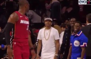 Dwyane Wade Has a Monster Game 2 in Philly; Shares Some Trash Talk with Kevin Hart
