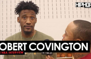 Robert Covington Talks the Sixers 2017-18 Season, Meek Mill, Custom Sneakers Made by Kickstradomis & More (2018 NBA Interview)