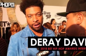 DeRay Davis Talks Lil Wayne, Hosting the Awards, the Chicago Bears & More at the 2018 BET Hip-Hop Awards Sprite Green Carpet (Video)
