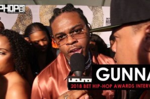 Gunna Talks ‘Drip Harder’ with Lil Baby & More at the 2018 BET Hip-Hop Awards Sprite Green Carpet (Video)