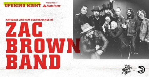 3x Grammy Award Winning Zac Brown Band To Sing National Anthem At