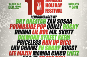 HipHopSince1987 10 Year Anniversary Holiday Festival Is Coming To The TLA