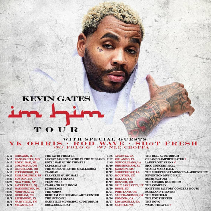 unnamed-2 Kevin Gates LIVE OCT 20, 2019 at the Franklin Music Hall in Philly!  