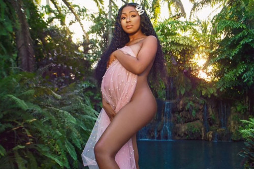 yung-miami-pregnant-500x334 Yung Miami Welcomes Baby Girl Summer Miami! 