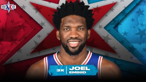 EPAT76HWkAE_rSb-500x282 Star Of The Process: 76ers Star Joel Embiid Named as a 2020 Eastern Conference All-Star Starter  