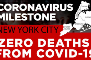 New York City reports first day of zero COVID-19 deaths