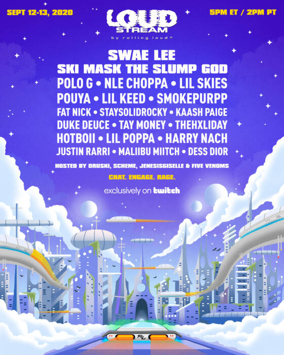 unnamed-7 Rolling Loud Announces Lineup for Live Virtual Festival 'Loud Stream' – Swae Lee, Ski Mask The Slump God, NLE Choppa, more!  