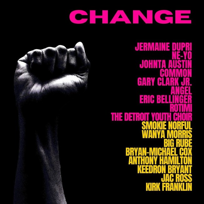 CHANGE1 Jermaine Dupri Joins Ne-Yo, Common, Eric Bellinger, Rotimi, Kirk Franklin & More on "Change" to Benefit the Social Change Fund!  