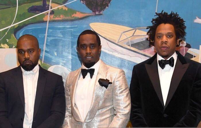 Kanye-and-JAY-Z-with-Diddy HipHop Battles Between Staying Corporate and Going Independant  