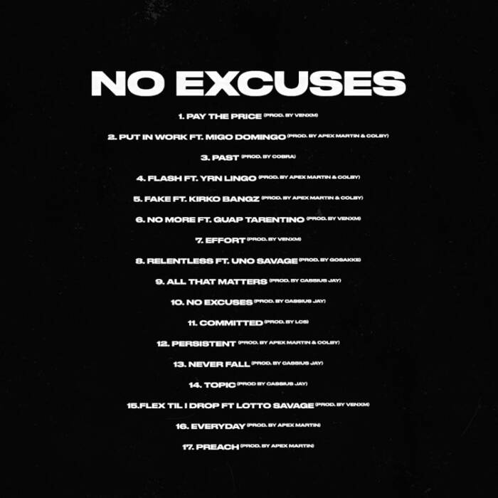 image0-3 Florida Rapper KSNS releases his 3rd album titled “No Excuses”  