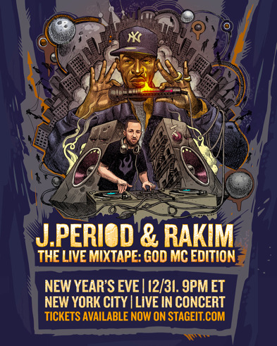 unnamed-4-2 Hip Hop Icon RAKIM & J.PERIOD Announce NYE Show "The Live Mixtape: God MC Edition"  