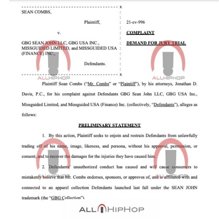 Diddy-Files-25-Million-Lawsuit-Against-Sean-John Diddy Is Suing Sean John For $25M!  