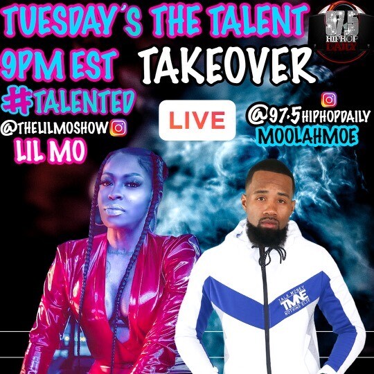 IMG_2544 Lil Mo & Moolah Moe Present New IG Live Show "Talented" On 97.5 Hip Hop Daily  