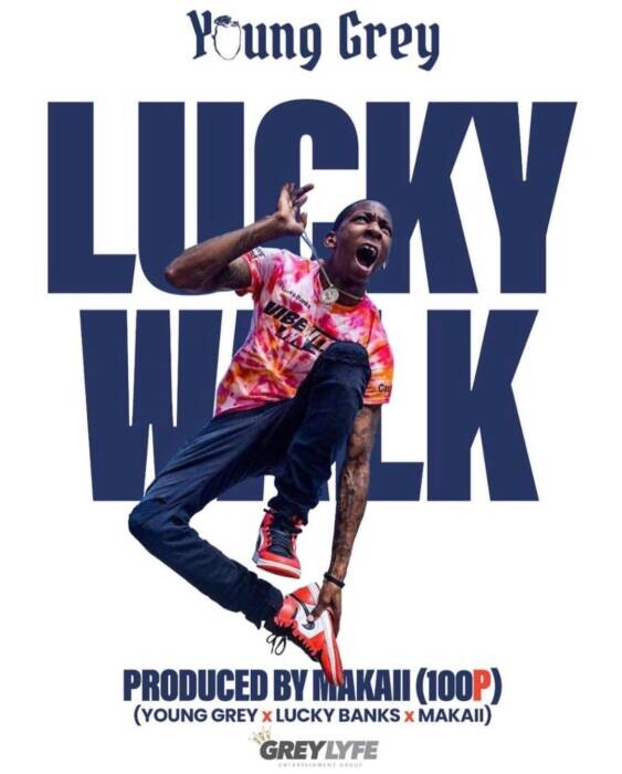Lucky-Cover Young Grey Debuts New Single “Lucky Walk” & is Giving Away $50K to One Very Lucky Fan!  