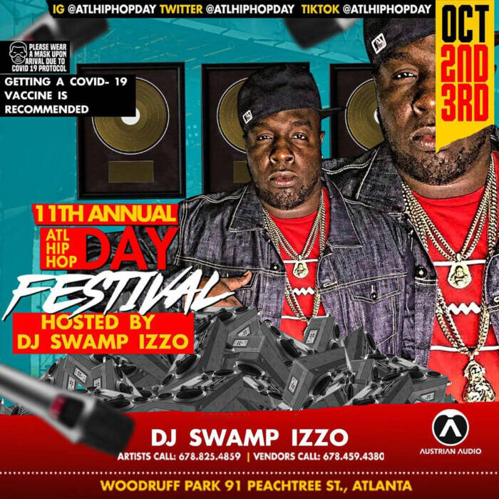 unnamed-1 DJ SWAMP IZZO SET TO HOST 11th ANNUAL ATLANTA HIP-HOP DAY FESTIVAL "LEGENDS OF HIP HOP" OCTOBER 2nd - 3rd  