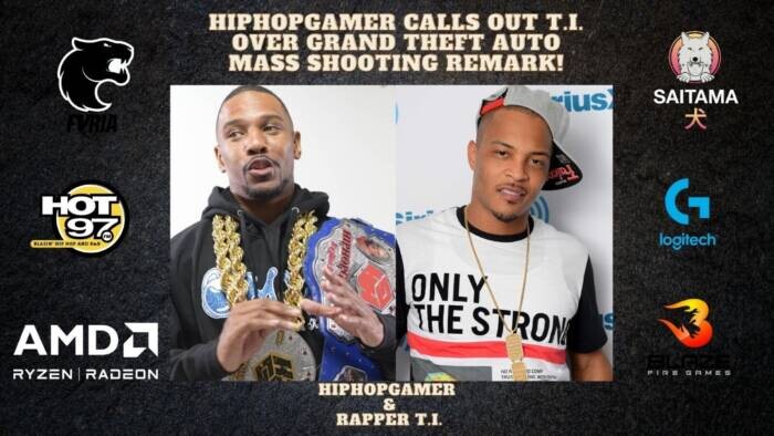 f133bec8-b35b-44a4-a19f-bb47532177c4 HOT97's HipHopGamer Calls Out Rapper T.I. Over Grand Theft Auto Mass Shooting Remarks  