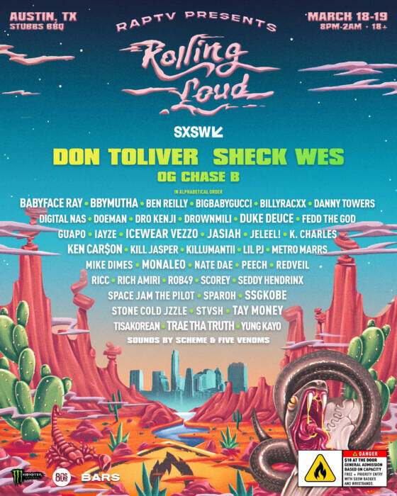 unnamed-1-19 Rolling Loud Partners With RapTV for SXSW Showcase, Headlined by Don Toliver & Sheck Wes 