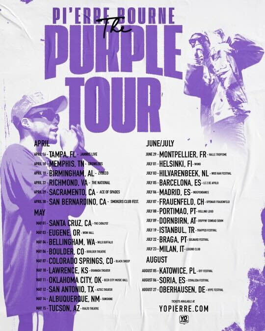unnamed-16 Pi’erre Bourne Announces “The Purple Tour” Kicking Off in April  