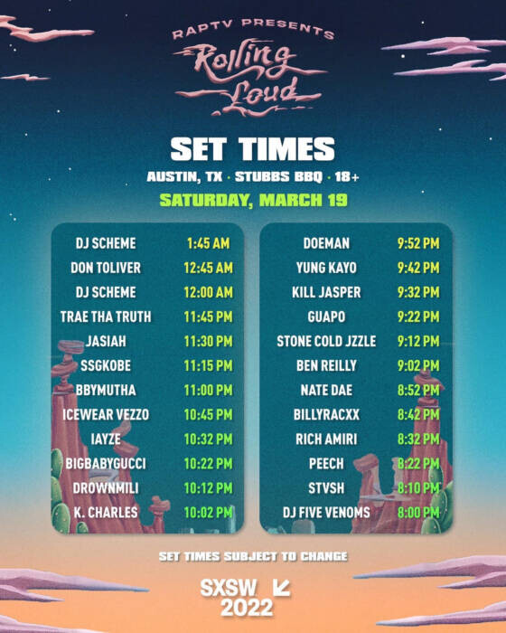 unnamed-40 Night 1 of Rolling Loud at SXSW featured Sheck Wes, OG Chase B, and JELEEL! 
