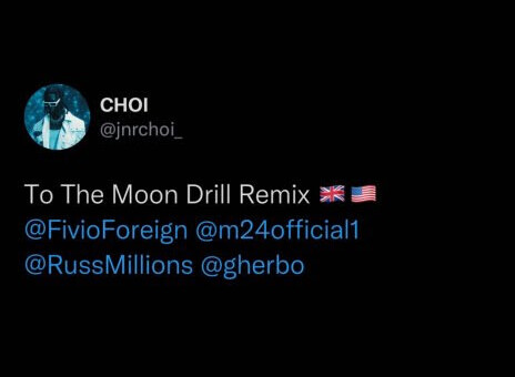 JNR CHOI & SAM TOMPKINS DROP “TO THE MOON” DRILL REMIX WITH FIVIO FOREIGN, RUSS MILLIONS, M24, AND G HERBO