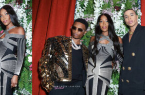 Wizkid Hosts Dinner with Naomi Campbell and Oliver Rousteing at Maison Russe in Celebration of More Love, Less Ego Album Release