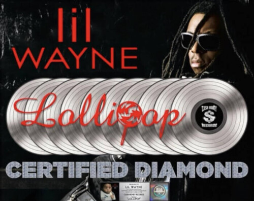 unnamed-46-500x396 MUSIC ICON LIL WAYNE GOES RIAA DIAMOND WITH “LOLLIPOP”  