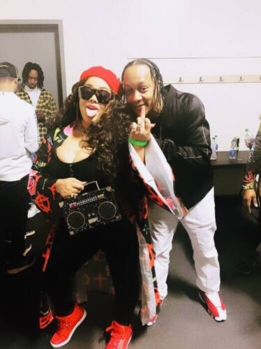 27FE7DBF-1C4C-46A7-B45C-D2C105410EF0-374x500 SKG, Helecia Choyce, DJ Quik and Kurupt hangs out backstage at “Welcome To The West Music Festival”  