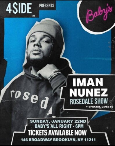 IMG_5744-396x500 Iman Nunez to Headline Baby’s All right In Brooklyn On January 22nd  