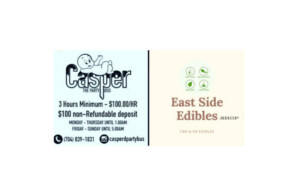 East Side Edibles Joins Forces with the ‘Casper Party Bus’ Charlotte’s Premier Party Bus Company
