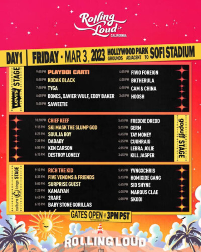 unnamed-1-5-400x500 Rolling Loud California Reveals Set Times and Livestream Details for This Weekend  