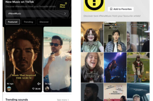 TikTok launches #NewMusic
